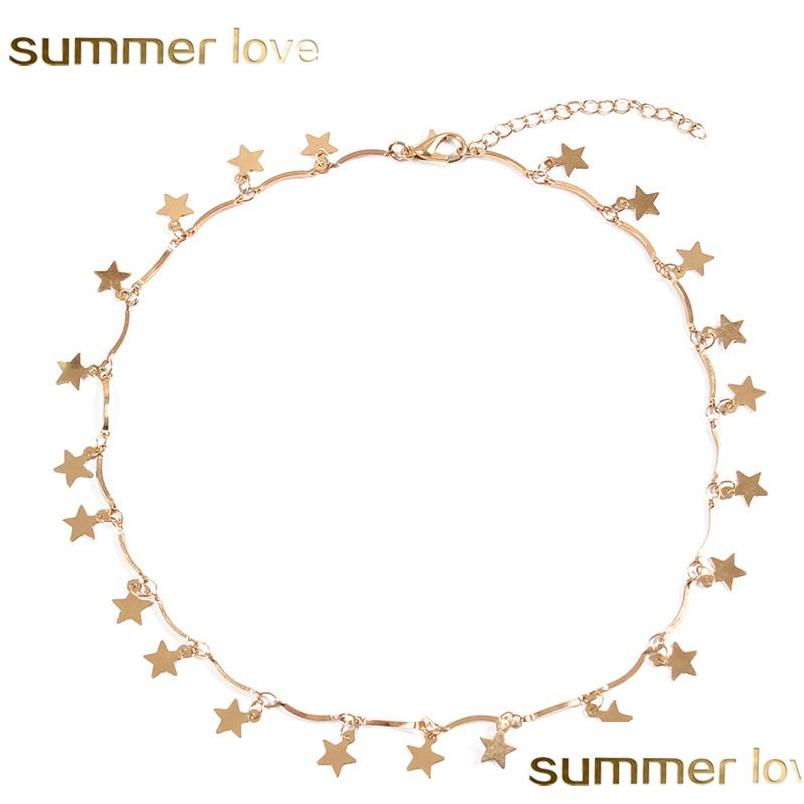 Chokers Lucky Star Choker Necklace Fashion Tassels Jewelry Gift Pendant Disc Chain Statement For Women Girls Drop Delivery Necklaces Dhs2M
Chokers Lucky Star Choker Necklace Fashion Tassels Jewelry Gift Pendant Disc Chain Statement For Women Girls Drop Delivery Necklaces Dhs2M