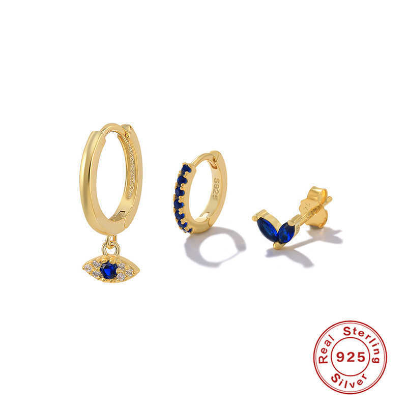 Elegant and Fashionable Set Devil's Eye Earrings Ear Buckles Ear Studs 3 Piece Combination Set Silver
Elegant and Fashionable Set Devil's Eye Earrings Ear Buckles Ear Studs 3 Piece Combination Set Silver