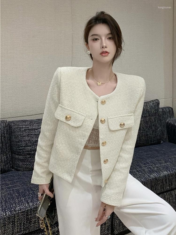 Women's Jackets High Quality Fashion Small Fragrance Tweed Jacket Coat Women Korean Elegant Coats 2023 Spring French Vintage Outerwear Top, Apricot
Women's Jackets High Quality Fashion Small Fragrance Tweed Jacket Coat Women Korean Elegant Coats 2023 Spring French Vintage Outerwear Top, Apricot