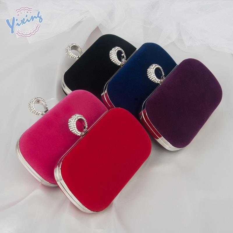 Style Velvet Bag Dinner Womens Handbag Wedding Multi Color Optional Coin Purse Wholesale, Black
Style Velvet Bag Dinner Womens Handbag Wedding Multi Color Optional Coin Purse Wholesale, Black