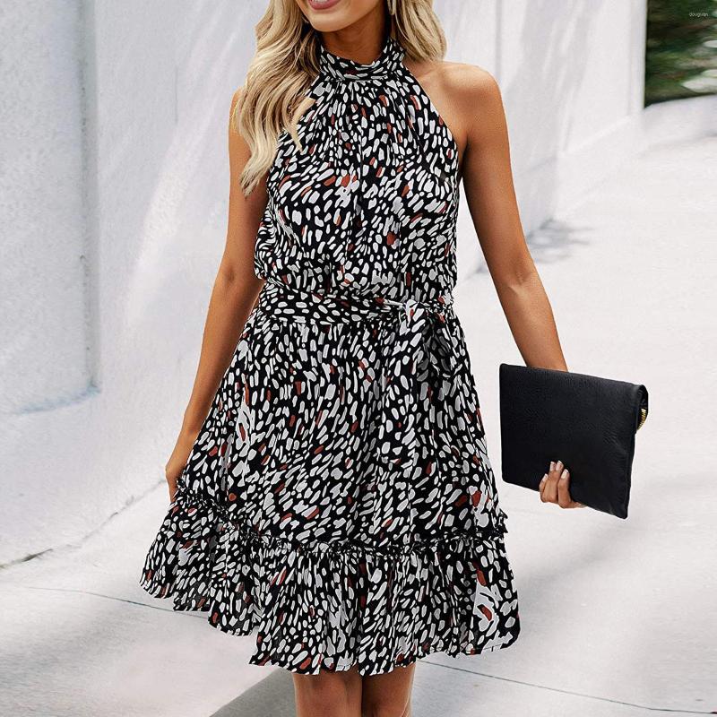 Casual Dresses Fashion For Women Floral Printed Halter Strapless Ruffle Bandage Dress Black Sundress 2023 Vestidos Mujer, Red
Casual Dresses Fashion For Women Floral Printed Halter Strapless Ruffle Bandage Dress Black Sundress 2023 Vestidos Mujer, Red