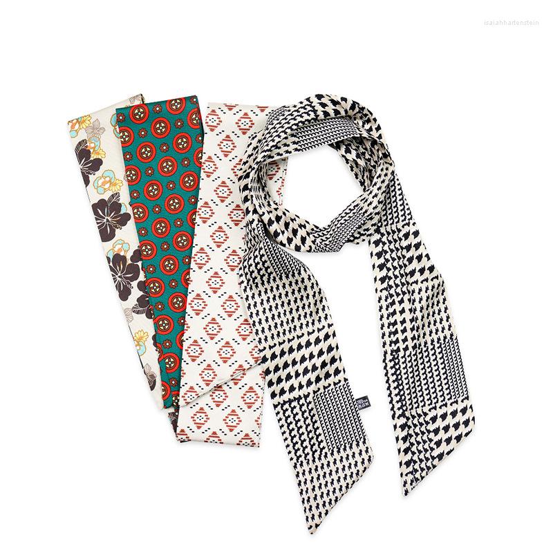 Scarves 2023 Summer Silk Fashion Retro Style Design Ribbon Multi-Purpose Headband Belt For Women
Scarves 2023 Summer Silk Fashion Retro Style Design Ribbon Multi-Purpose Headband Belt For Women