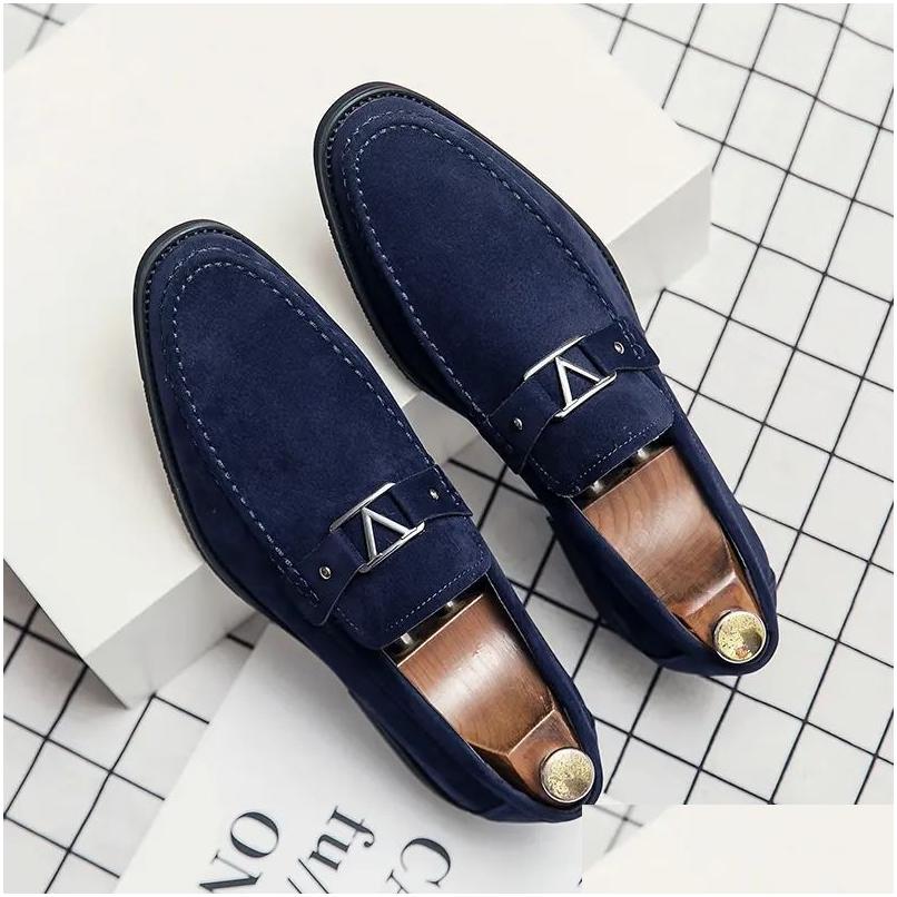 Athletic Outdoor Suede Metal Buckle Decorative Leffer Shoes For Men Comfortable Low Heel Sewing Casual British Business Versatile Dhqae, Black
Athletic Outdoor Suede Metal Buckle Decorative Leffer Shoes For Men Comfortable Low Heel Sewing Casual British Business Versatile Dhqae, Black