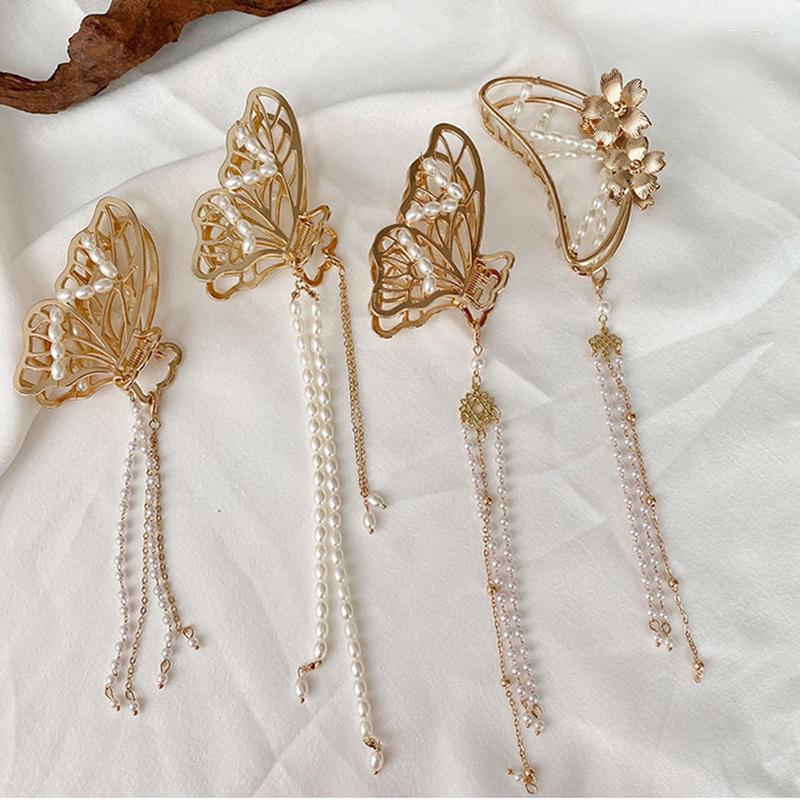 Hair Clips Large Claw For Women Fashion Tassel Strong Hold Alloy Pearl Hairpins Elegant Accessories Jewelry
Hair Clips Large Claw For Women Fashion Tassel Strong Hold Alloy Pearl Hairpins Elegant Accessories Jewelry