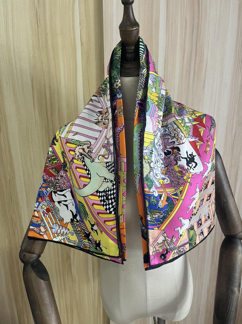 Scarves 2023 Arrival Brand Yellow Silk Scarf 90 Cm Square Shawl Twill Wrap For Women Lady Hijab
Scarves 2023 Arrival Brand Yellow Silk Scarf 90 Cm Square Shawl Twill Wrap For Women Lady Hijab