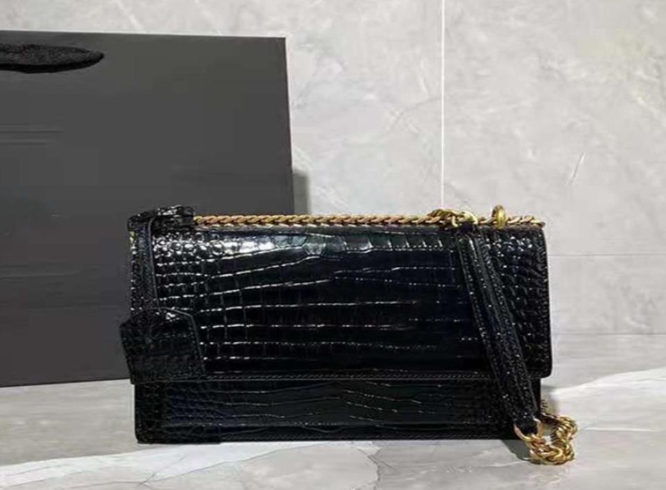 Designer SUNSET Handbags for Women Shoulder Bags fashion Bag Genuine Leather aligator7983561, Army green
Designer SUNSET Handbags for Women Shoulder Bags fashion Bag Genuine Leather aligator7983561, Army green