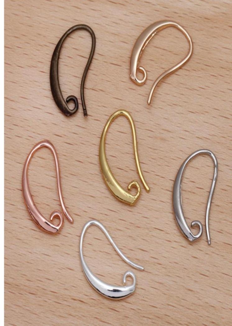Clasps Hooks 100X Diy Making 925 Sterling Sier Jewelry Findings Hook Earring Pinch Bail Ear Wires For Crystal Stones Beads Thvxd 9