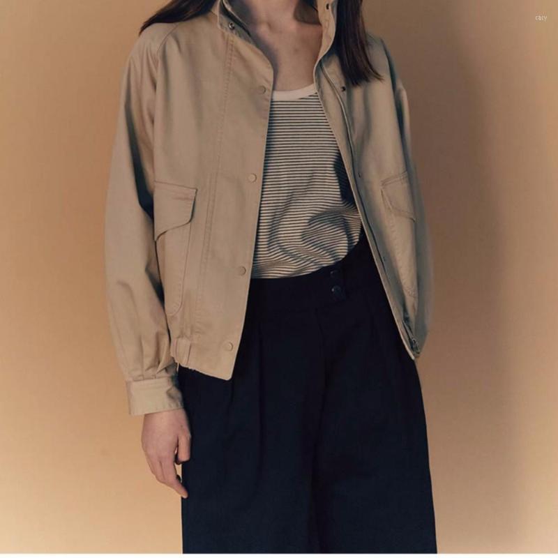 Women' Jackets Women Stand-Up Collar Back Hem Pleat Coat Zipper Outerwear 2023 Jacket
Women' Jackets Women Stand-Up Collar Back Hem Pleat Coat Zipper Outerwear 2023 Jacket