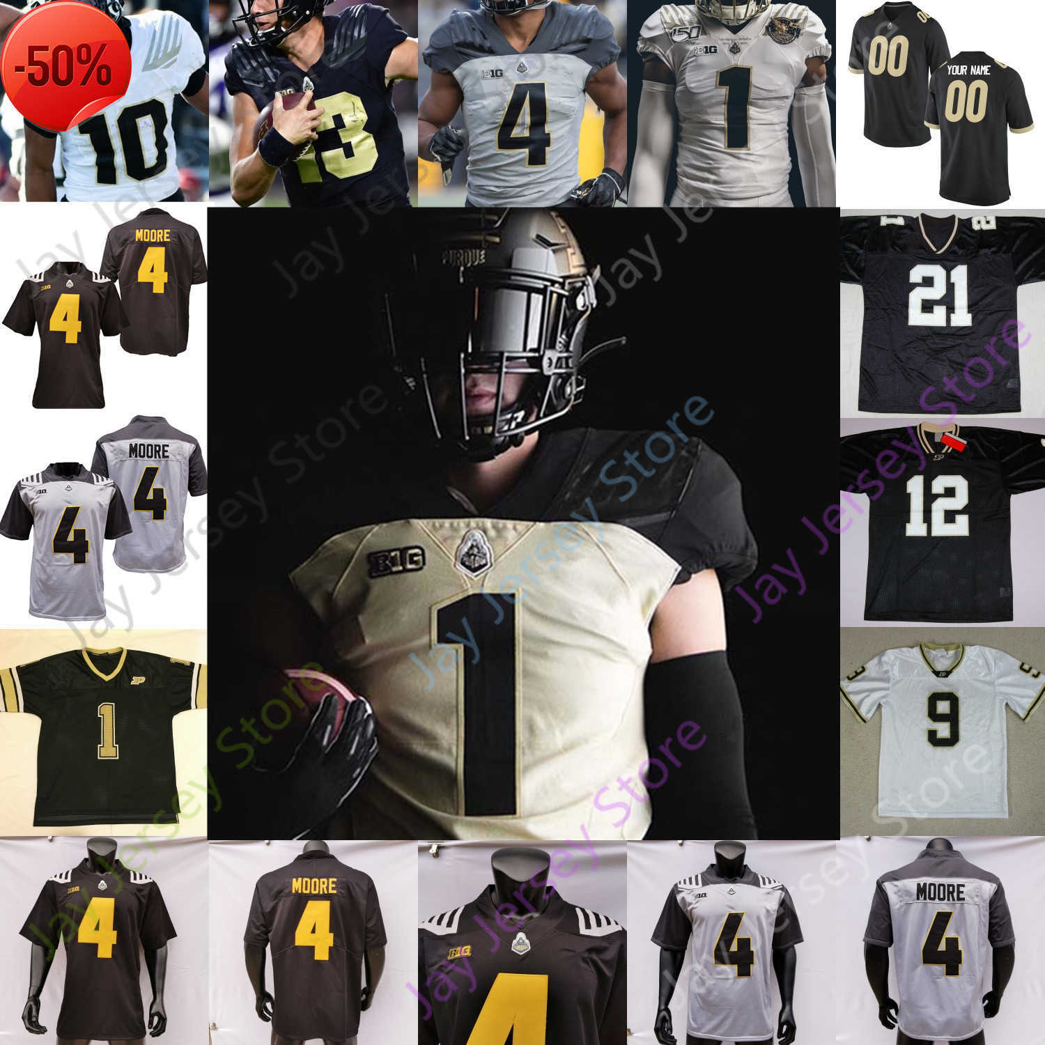 Football Jerseys Custom Purdue Boilermakers Football Jersey NCAA College Drew Brees Aidan O'Connell King Doerue Charlie Jones Jefferson Humpich Allen Rondale, Black vi
Football Jerseys Custom Purdue Boilermakers Football Jersey NCAA College Drew Brees Aidan O'Connell King Doerue Charlie Jones Jefferson Humpich Allen Rondale, Black vi