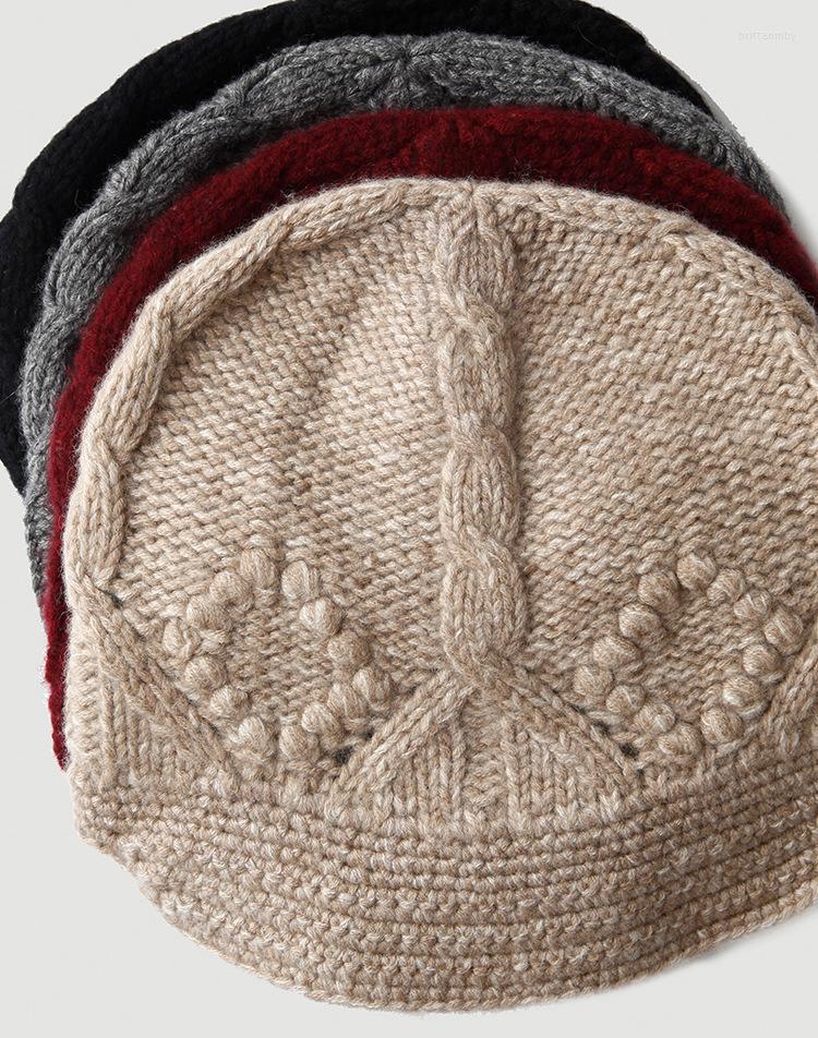 Berets Pure Cashmere Hat Knitted Woolen Cap Autumn Winter Warmth Solid Color Hand Hook Inner Mongolia, Color 1
Berets Pure Cashmere Hat Knitted Woolen Cap Autumn Winter Warmth Solid Color Hand Hook Inner Mongolia, Color 1