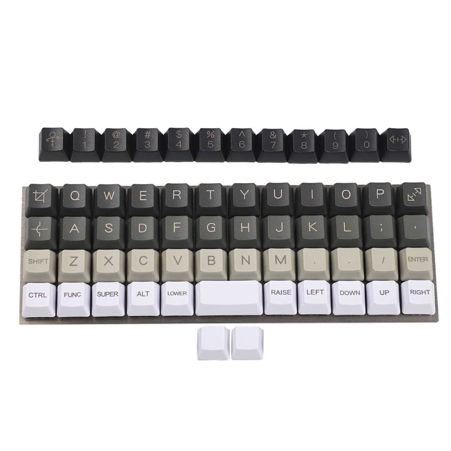 Keyboards Planck V2 Niu40 Keyset Carbon Laser-Etched 40% Top print Keycap 1.5mm Thickness PBT R230919