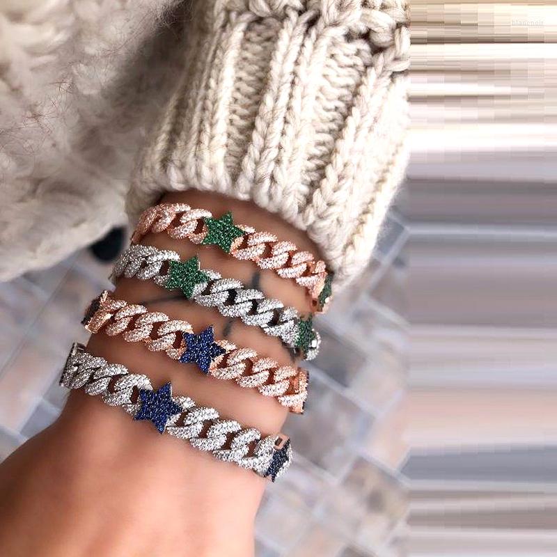 Link Bracelets Iced Out Hiphop Rainbow Cubic Zirconia Bling Bracelet 3pcs Star 10mm Cuban Chain For Women Lady Jewelry Wholesale
Link Bracelets Iced Out Hiphop Rainbow Cubic Zirconia Bling Bracelet 3pcs Star 10mm Cuban Chain For Women Lady Jewelry Wholesale
