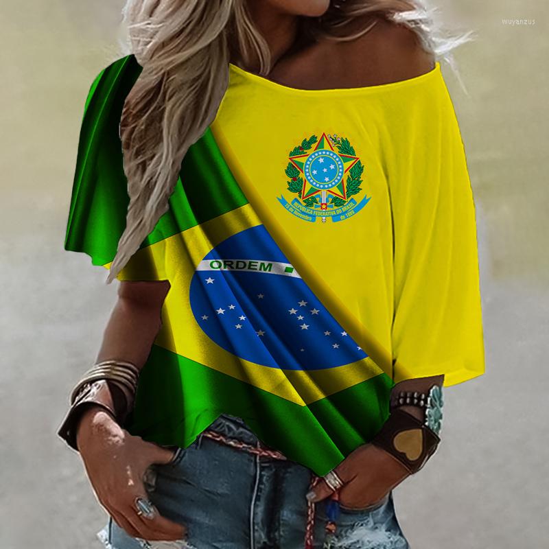 Women' T Shirts 2023 Summer Women' Year Fashion Brazil Flag Painting T-shirt Loose 3D Printed Girls Strapless Tops Shirt, Nt47-z1492
Women' T Shirts 2023 Summer Women' Year Fashion Brazil Flag Painting T-shirt Loose 3D Printed Girls Strapless Tops Shirt, Nt47-z1492