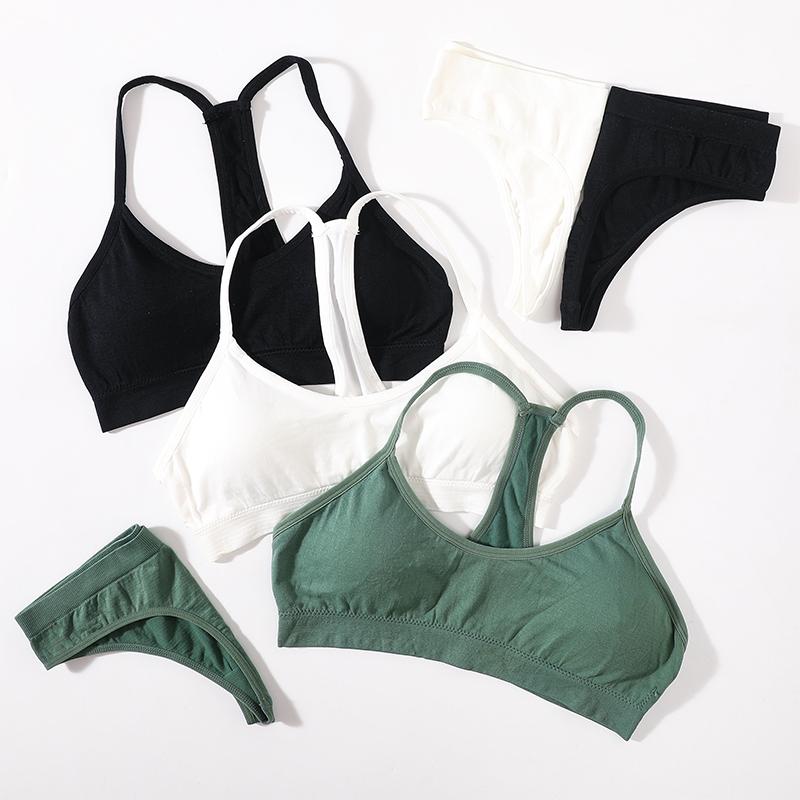 Bras Sets Seamless Bra Set Wirefree Brassiere Sports Women Underwear Fitness Crop Top Sexy Lingerie Bralette Removable PadsBras, Green
Bras Sets Seamless Bra Set Wirefree Brassiere Sports Women Underwear Fitness Crop Top Sexy Lingerie Bralette Removable PadsBras, Green