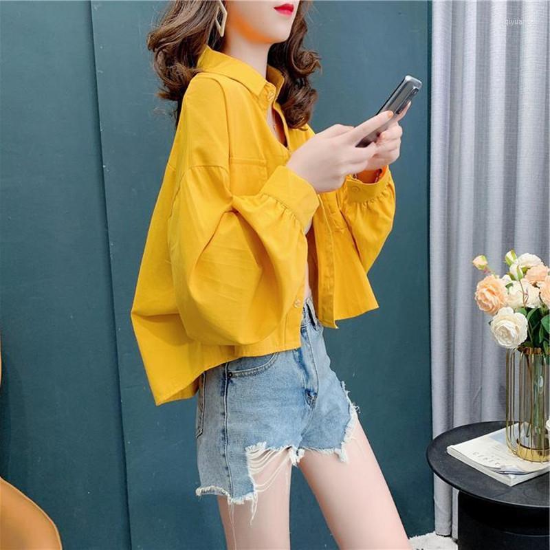 Women's Blouses 2023 Women Spring Autumn Long Sleeve Shirt Coat Female Korean Style High Waisted Short Top Girls Puff Casual, Green
Women's Blouses 2023 Women Spring Autumn Long Sleeve Shirt Coat Female Korean Style High Waisted Short Top Girls Puff Casual, Green