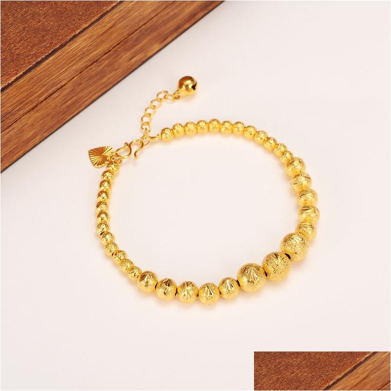 Beaded 17Cm Add 4Cm Lengthen Ball Bangle Women 14K Real Solid Yellow Gold Round Beads Bracelets Jewelry Hand Chain Heart Tapestried Dhb8X
Beaded 17Cm Add 4Cm Lengthen Ball Bangle Women 14K Real Solid Yellow Gold Round Beads Bracelets Jewelry Hand Chain Heart Tapestried Dhb8X