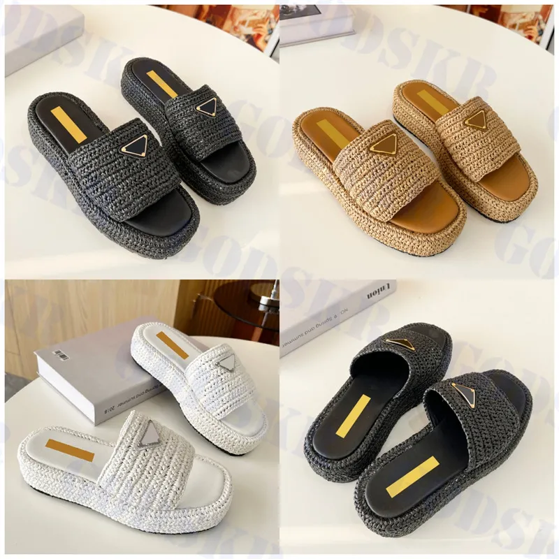 Triangle Badge Slippers Womens Thick Sole Shoes Beach Platform Sandals Weave Design Slipper Multi Color
Triangle Badge Slippers Womens Thick Sole Shoes Beach Platform Sandals Weave Design Slipper Multi Color