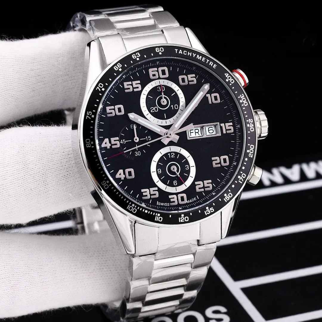 AAA 3A Quality Mens tag heuerity Watches 43mm With Gift Box Automatic Movement Mechanical Sapphire Crystal 03