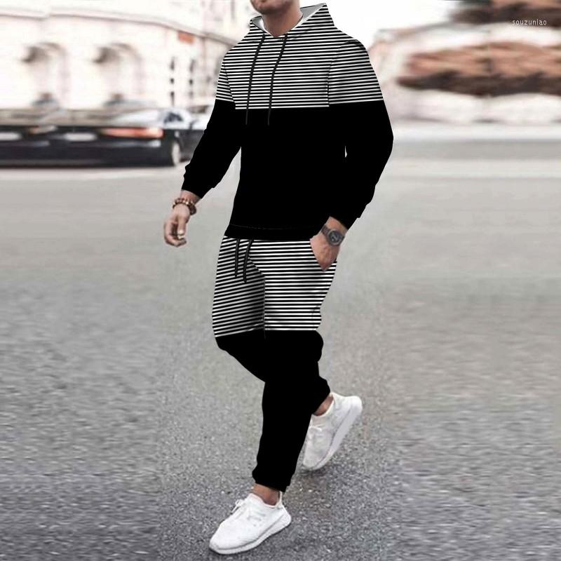 Men's Tracksuits Spring And Autumn Men's Hooded Sweatshirt 2-Piece Sportswear Fashion Casual Sweatpants Suit
Men's Tracksuits Spring And Autumn Men's Hooded Sweatshirt 2-Piece Sportswear Fashion Casual Sweatpants Suit