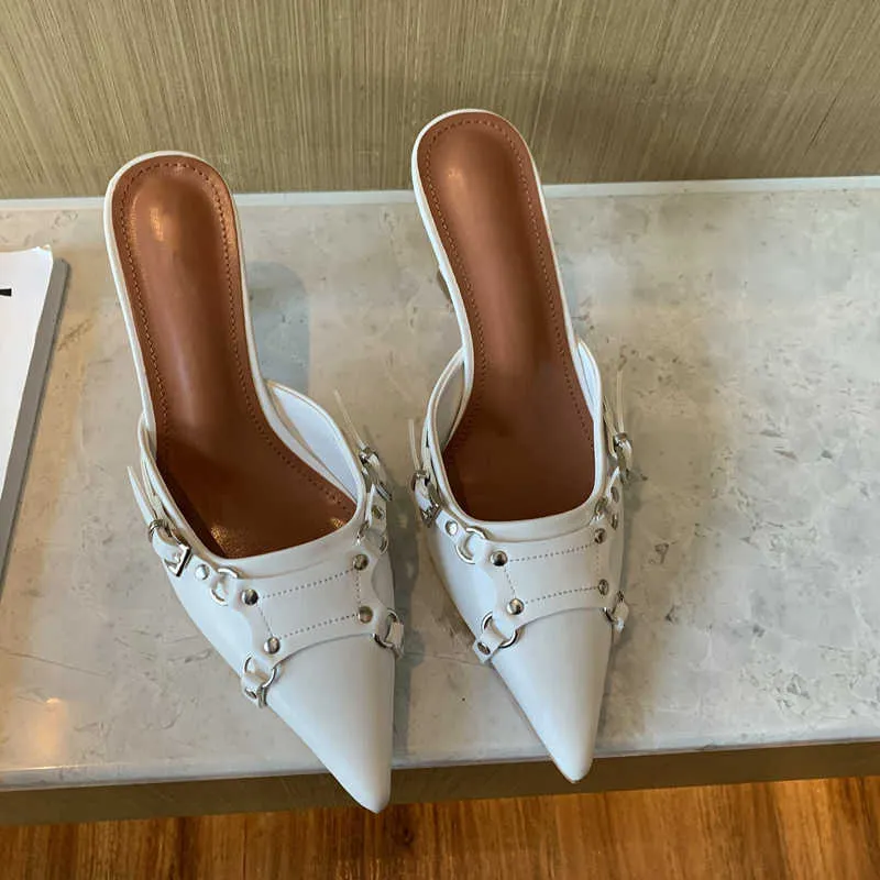 Slippers 2023 Spring New Brand Women Slipper Fashion Thin High Heel Pointed Toe Sandal Shoes Outdoor Dress Mules 230511, Black
Slippers 2023 Spring New Brand Women Slipper Fashion Thin High Heel Pointed Toe Sandal Shoes Outdoor Dress Mules 230511, Black