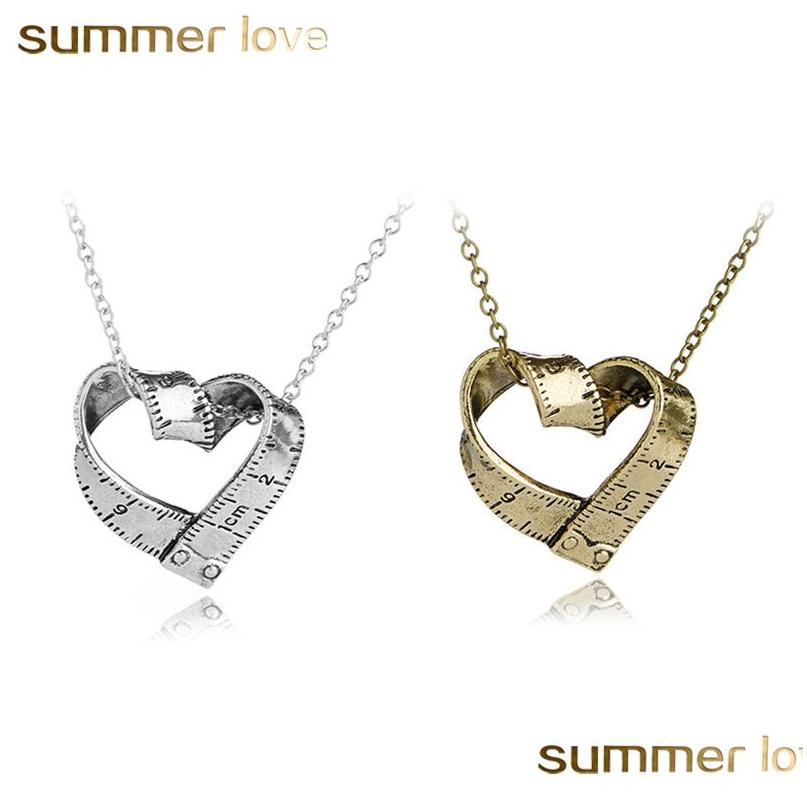 Pendant Necklaces Measure Necklace Rotating Heartshaped Twisted Rer Antique Sier Gold Colors Jewelry Gift For Teacher Student Drop D Dhvc3
Pendant Necklaces Measure Necklace Rotating Heartshaped Twisted Rer Antique Sier Gold Colors Jewelry Gift For Teacher Student Drop D Dhvc3