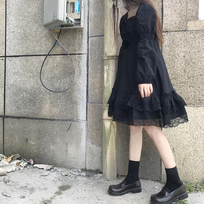 Casual Dresses Black Lace Mini Dress 2023 Korean Fashion Summer A Line Pleated Lolita For Women Girl Long Sleeve Japanese Clothing
Casual Dresses Black Lace Mini Dress 2023 Korean Fashion Summer A Line Pleated Lolita For Women Girl Long Sleeve Japanese Clothing