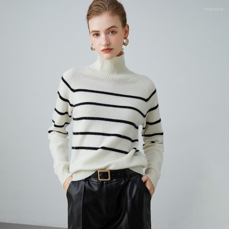 Women's Sweaters Autumn Winter Women's High Collar Cashmere Shirt Stripe Color Contrast Thickened Sweater Loose Slim Versatile Undercoat, Black
Women's Sweaters Autumn Winter Women's High Collar Cashmere Shirt Stripe Color Contrast Thickened Sweater Loose Slim Versatile Undercoat, Black