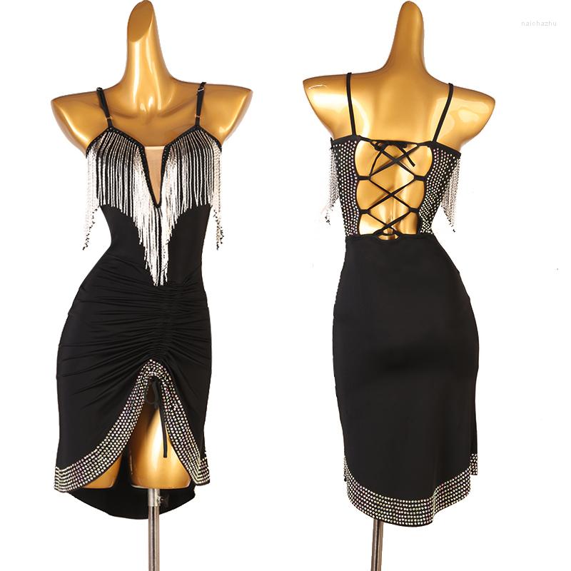 Stage Wear Black Juvenille Adult Fringe Tassel Latin Dress Salsa Competition Lq349, Picture shown
Stage Wear Black Juvenille Adult Fringe Tassel Latin Dress Salsa Competition Lq349, Picture shown