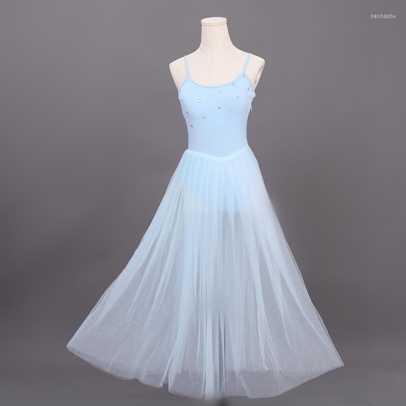 Stage Wear Children Lyrical Dress Ballerina Ballet Dresses For Girls Kids Long Tutu Contemporary Practice Dance Chiffon, White
Stage Wear Children Lyrical Dress Ballerina Ballet Dresses For Girls Kids Long Tutu Contemporary Practice Dance Chiffon, White