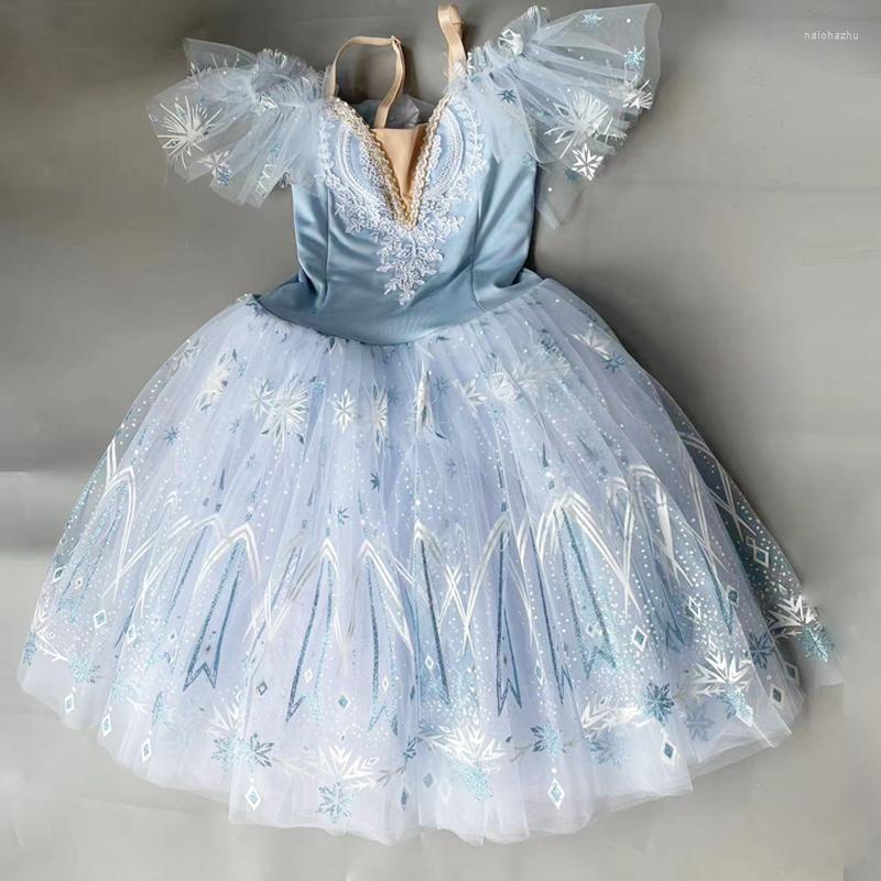 Stage Wear Children's Ballet Skirt Performance Costume Girls Professional Balle Dress Long Romantic Tutu Swan Lake Dance Fluffy, Sky blue
Stage Wear Children's Ballet Skirt Performance Costume Girls Professional Balle Dress Long Romantic Tutu Swan Lake Dance Fluffy, Sky blue