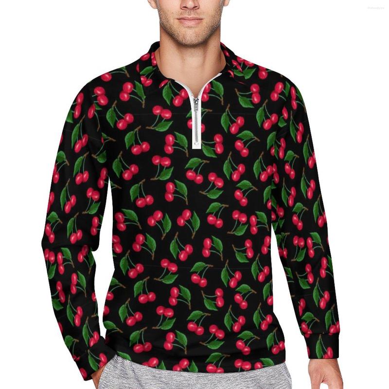 Men' Polos Cute Fruit Loose Polo Shirts Men Red Watercolor Cherries Long Sleeve Casual T-Shirts Y2K Autumn Design Shirt Plus Size 5XL, Style-4
Men' Polos Cute Fruit Loose Polo Shirts Men Red Watercolor Cherries Long Sleeve Casual T-Shirts Y2K Autumn Design Shirt Plus Size 5XL, Style-4