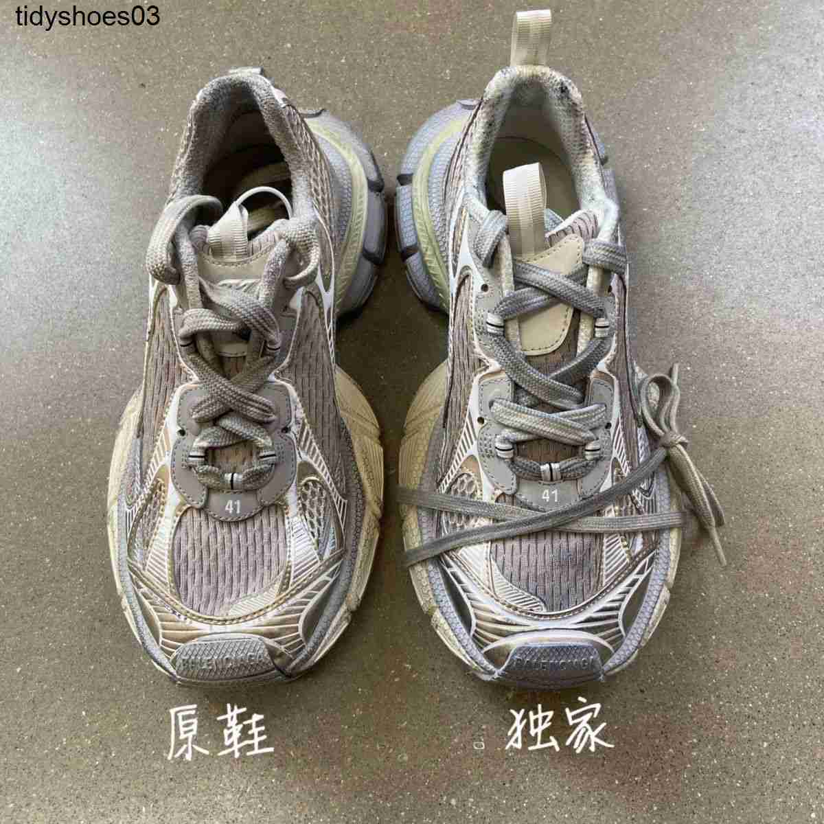 Dress Shoes 2023 New Designer Paris Ninth Generation 3XL Dad Shoes Double Laces Casual Thick Sole Retro Old Sports Shoes Couple Style, Black silver
Dress Shoes 2023 New Designer Paris Ninth Generation 3XL Dad Shoes Double Laces Casual Thick Sole Retro Old Sports Shoes Couple Style, Black silver