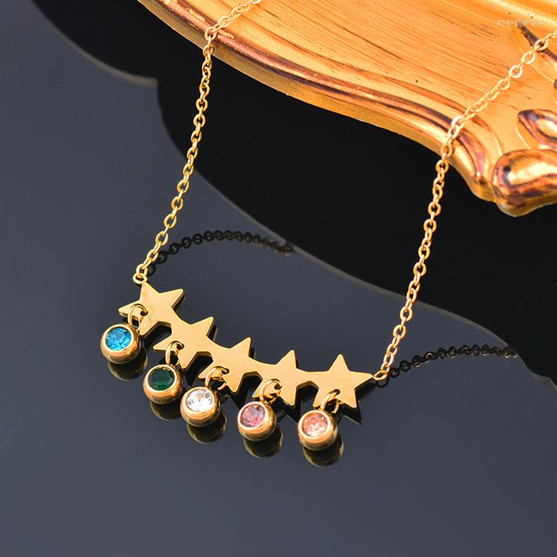 Chains Fashion All-over Titanium Steel Color Zircon Star Pendant Collarbone Chain Stainless Non-fading Necklace
Chains Fashion All-over Titanium Steel Color Zircon Star Pendant Collarbone Chain Stainless Non-fading Necklace