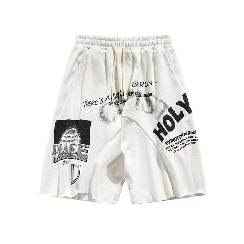 American Fashion Sign Graffiti Letter Printing Lace Guard Pants Loose Silhouette High Street Men's Sports Shorts Summer{category}, Beige
American Fashion Sign Graffiti Letter Printing Lace Guard Pants Loose Silhouette High Street Men's Sports Shorts Summer{category}, Beige