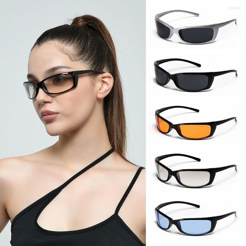 Sunglasses Trendy Eyeglasses Futuristic UV400 Sport Shades Y2K Sun Glasses Wrap Around
Sunglasses Trendy Eyeglasses Futuristic UV400 Sport Shades Y2K Sun Glasses Wrap Around