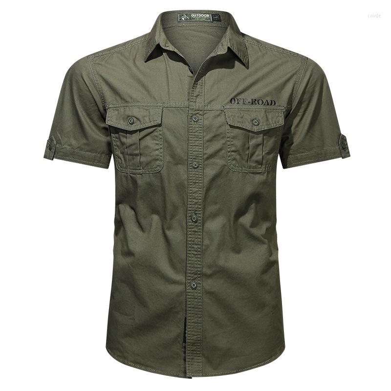 Men's Casual Shirts For 2023 Summer Fashion Tops Blouses Mens Short Sleeves Oversize 5XL Cotton Cargo Military Green Clothes
Men's Casual Shirts For 2023 Summer Fashion Tops Blouses Mens Short Sleeves Oversize 5XL Cotton Cargo Military Green Clothes