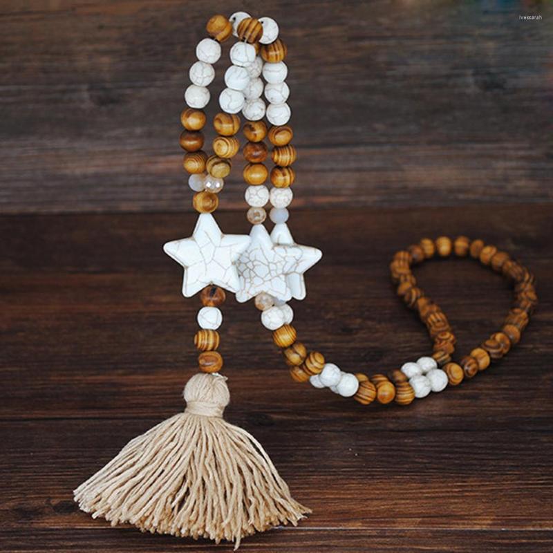 Chains Womens Necklaces Trendy Necklace Chain Jewelry Tassel Beads Wooden Pendant Women Bohemian Accessory Pendants
Chains Womens Necklaces Trendy Necklace Chain Jewelry Tassel Beads Wooden Pendant Women Bohemian Accessory Pendants