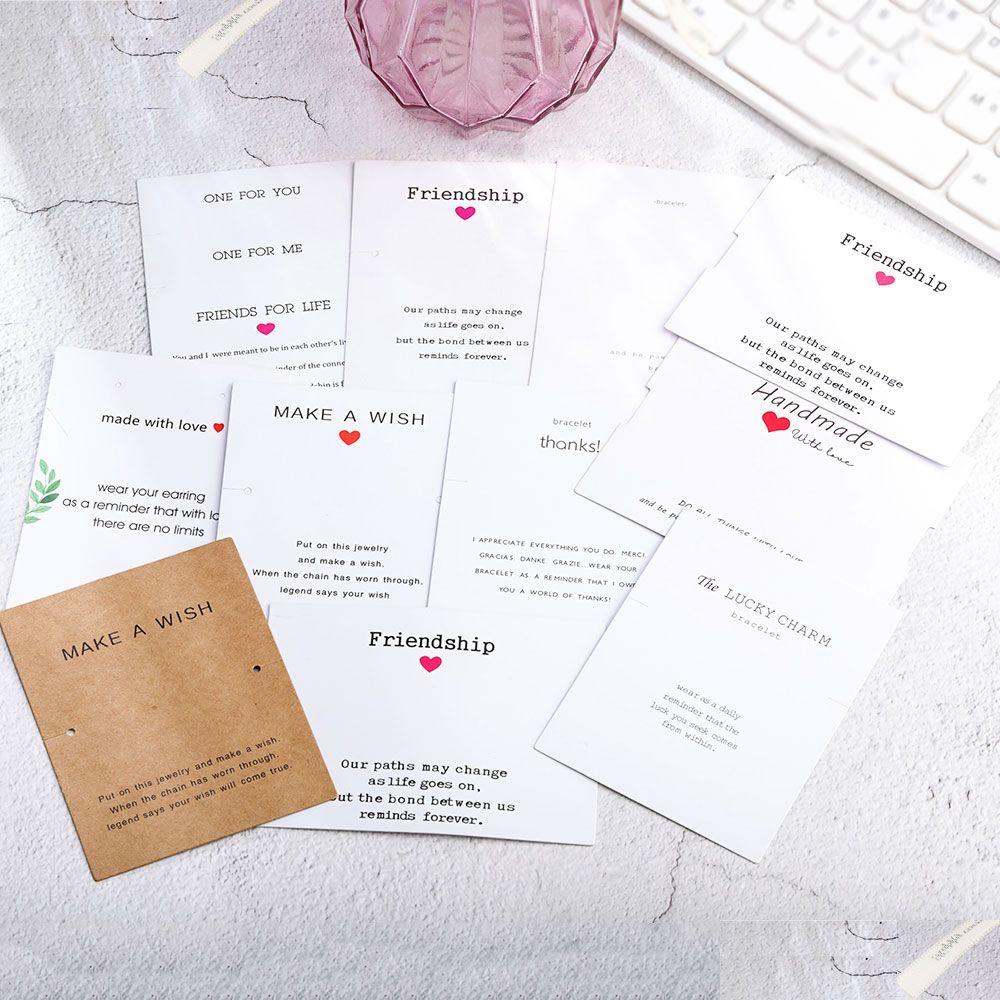 Tags Price Card New 100Pc / Lot Jewelry Bracelet Hanging Holder Display Hang Cards 7X9Cm Printing Paper Packing Diy Handmade Drop D Dhnot
Tags Price Card New 100Pc / Lot Jewelry Bracelet Hanging Holder Display Hang Cards 7X9Cm Printing Paper Packing Diy Handmade Drop D Dhnot