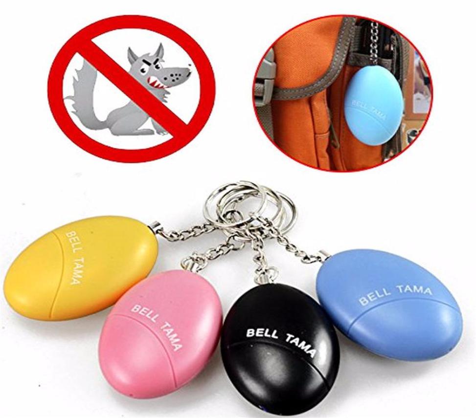 OTA 1pc Self Defense Alarm Egg Shape Girl Women AntiAttack AntiRape Security Protect Alert Personal Safety Scream Loud Keychain