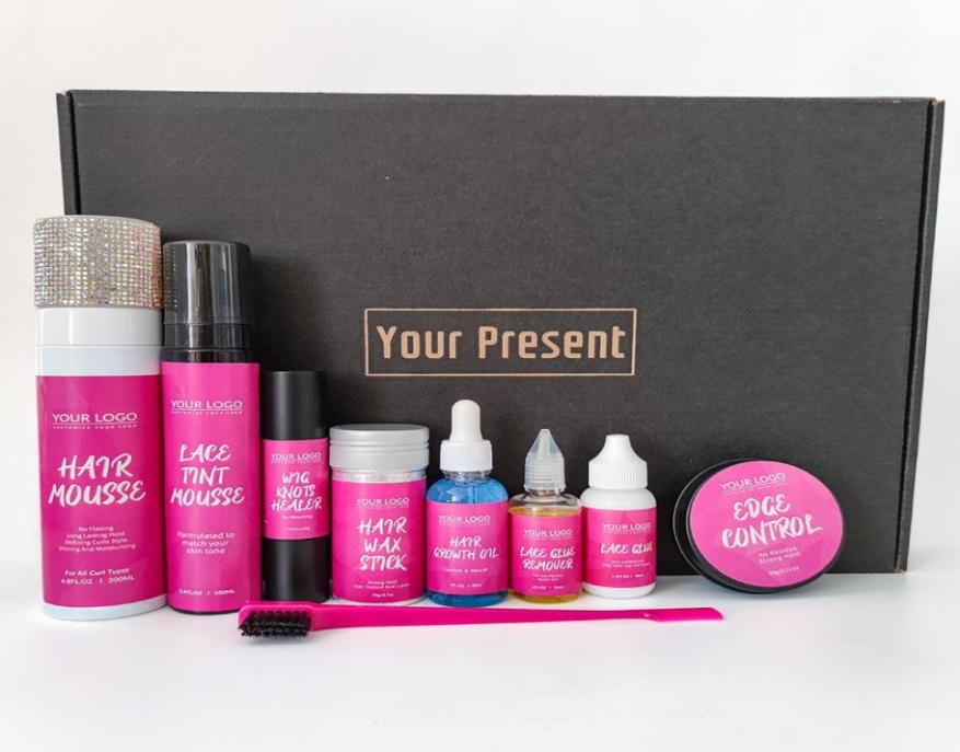 Hair Tools Custom Wig Install Boxes Private Label Lace Wigs Kit Packaging Waterproof Hairs Tint Spray Edge Control Lace Glue6521751
Hair Tools Custom Wig Install Boxes Private Label Lace Wigs Kit Packaging Waterproof Hairs Tint Spray Edge Control Lace Glue6521751