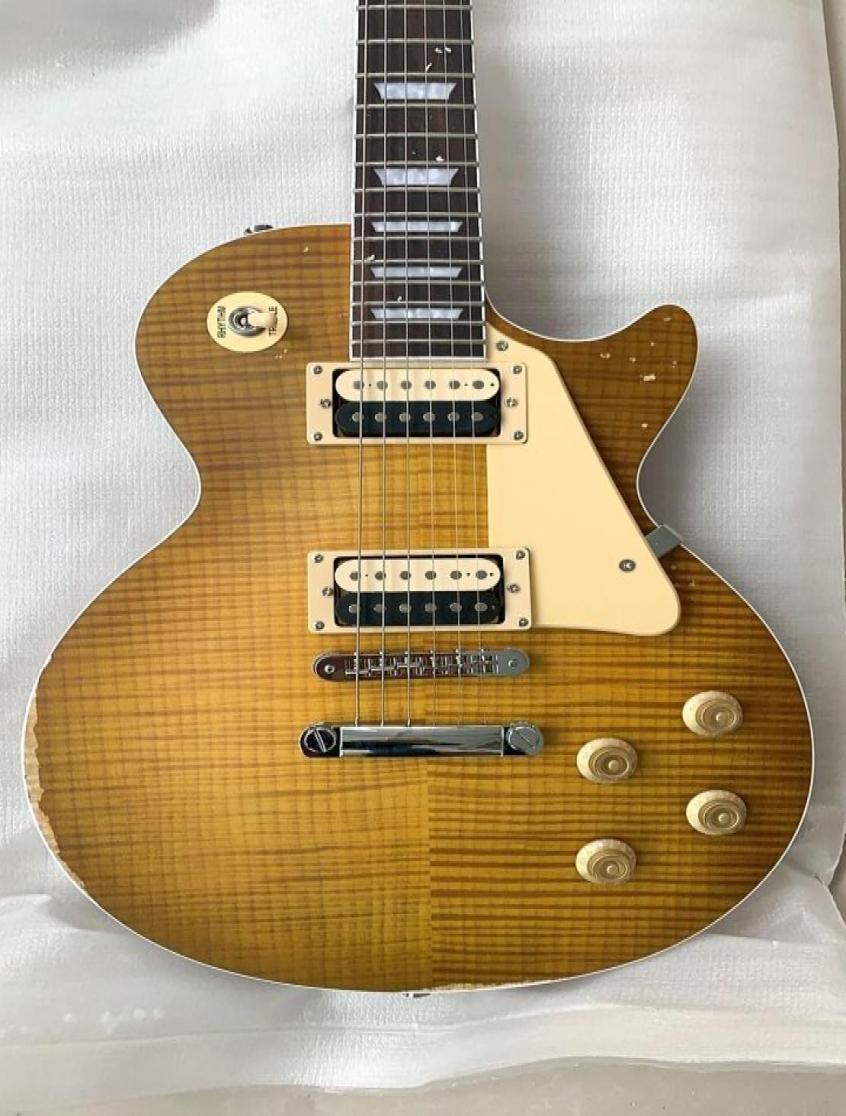 Collectors 6 1959 Minnesota Burst Heavy Relic Figured Maple Top Electric Guitar Tune o Matic Little Pin Bridge Zebra Pickups Tu9804678
Collectors 6 1959 Minnesota Burst Heavy Relic Figured Maple Top Electric Guitar Tune o Matic Little Pin Bridge Zebra Pickups Tu9804678