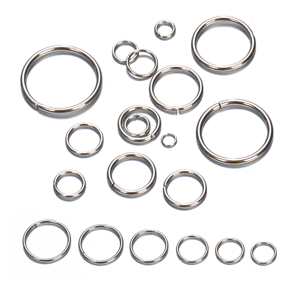 200pcs/lot Stainless Steel Open Jump Rings Bracelet Necklace Earring Pendant Connectors for Jewelry Making Components Crafts DIY
200pcs/lot Stainless Steel Open Jump Rings Bracelet Necklace Earring Pendant Connectors for Jewelry Making Components Crafts DIY