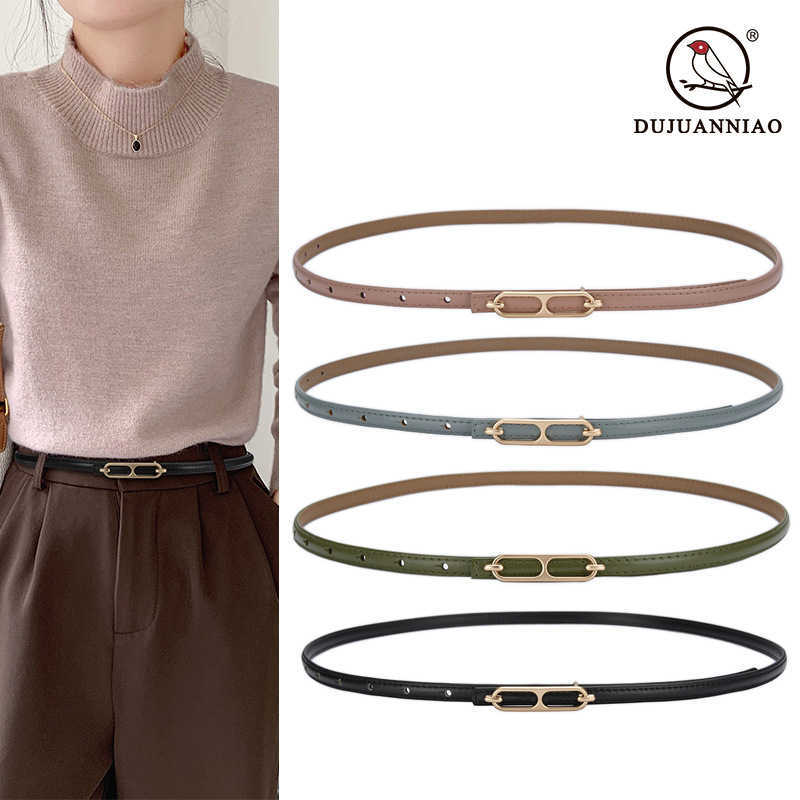 Designer Skirt Belt Women's Decoration Versatile Waist Chain Black Genuine Leather Dress Suit Thin Narrow
Designer Skirt Belt Women's Decoration Versatile Waist Chain Black Genuine Leather Dress Suit Thin Narrow