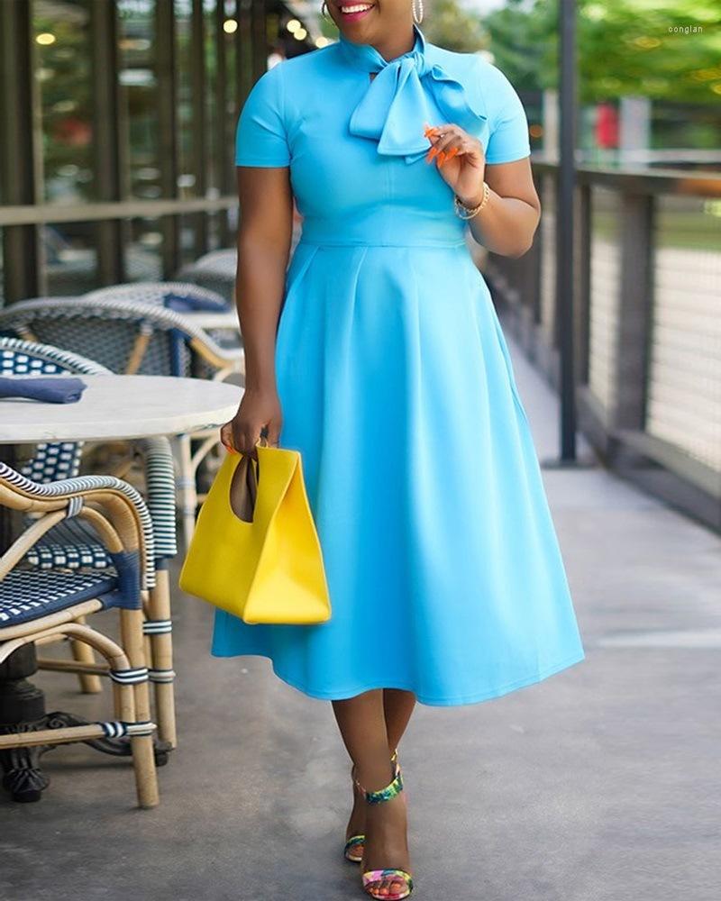 Casual Dresses Women 2023 Spring Summer Mid Calf Length Dress Short Sleeve Sashes O Neck High Waist Solid Color, Blue
Casual Dresses Women 2023 Spring Summer Mid Calf Length Dress Short Sleeve Sashes O Neck High Waist Solid Color, Blue
