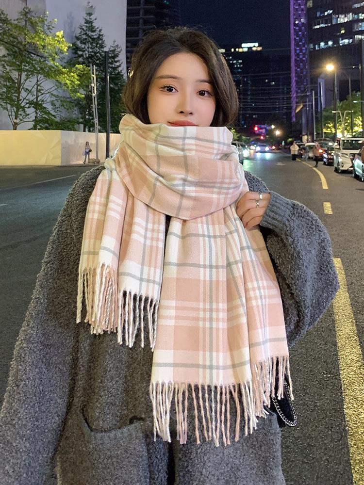 Scarves Imitation Cashmere Women Scarf Winter Preppy Style Plaid Sweet Scarve Pashmina Tassel Mujer Female Foulard Bufanda Wrap Shawls
Scarves Imitation Cashmere Women Scarf Winter Preppy Style Plaid Sweet Scarve Pashmina Tassel Mujer Female Foulard Bufanda Wrap Shawls