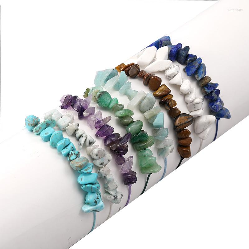 Strand Multi-color Chip Bracelet Handwax Rope Woven Irregular Natural Stone Cord Handmade Different Mixed Jewelry
Strand Multi-color Chip Bracelet Handwax Rope Woven Irregular Natural Stone Cord Handmade Different Mixed Jewelry