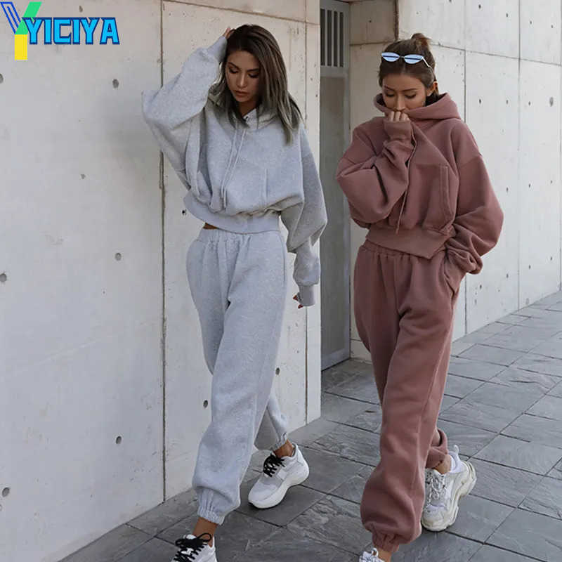 YICIYA TPJB New Women Sport Tracksuits Women Two Piece Clothing Set Tracksuit solid color Hoodie Sweatshirt Long Pant Jogger Outfit Set Female Sweat Suits
YICIYA TPJB New Women Sport Tracksuits Women Two Piece Clothing Set Tracksuit solid color Hoodie Sweatshirt Long Pant Jogger Outfit Set Female Sweat Suits