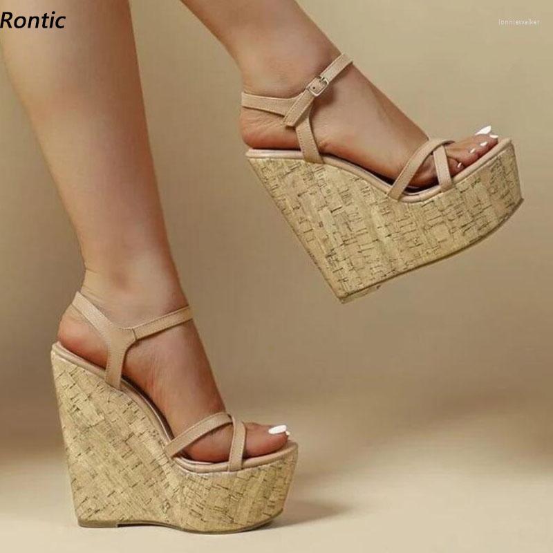 Sandals Rontic Fashion Women Gladiator Cork Wedges Heels Open Toe Pretty Party Shoes US Plus Size 5-20, A1378 wine red
Sandals Rontic Fashion Women Gladiator Cork Wedges Heels Open Toe Pretty Party Shoes US Plus Size 5-20, A1378 wine red