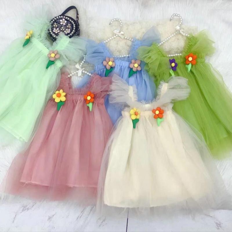 Clothing Sets Girl Summer 3D Flower Dress Children Sleeveless Baby 5 Colour Mesh Holiday Kids Party 2-8 Years Wz1122, Blue
Clothing Sets Girl Summer 3D Flower Dress Children Sleeveless Baby 5 Colour Mesh Holiday Kids Party 2-8 Years Wz1122, Blue