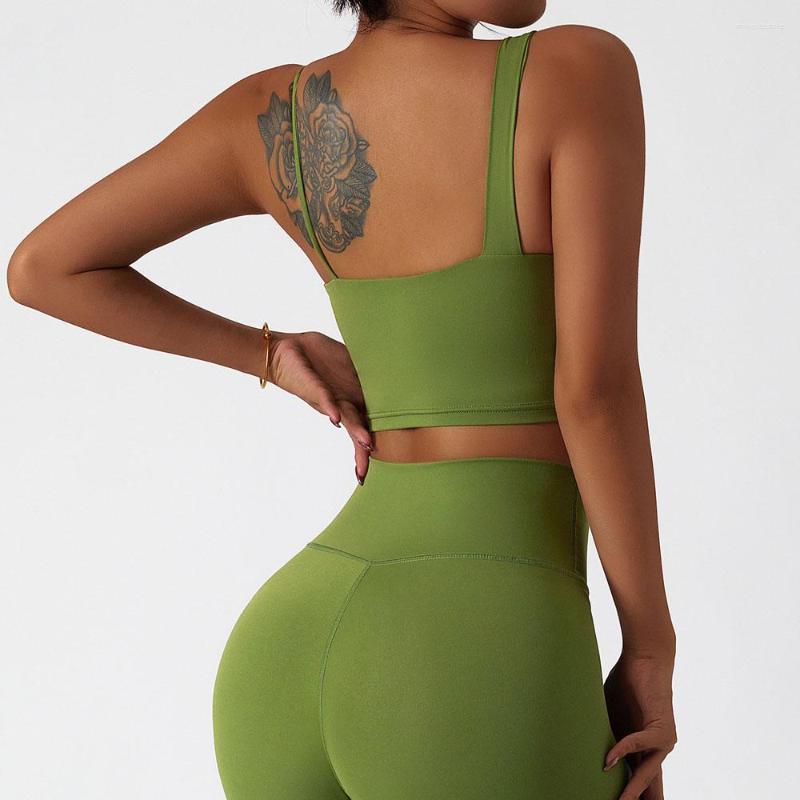 Yoga Outfit MYS Sports Underwear Women Fitness Bra High Suport Push Up Crop Tank Top Breathable Eco Friendly Sustainable Fabric GYM Vest, Coffee
Yoga Outfit MYS Sports Underwear Women Fitness Bra High Suport Push Up Crop Tank Top Breathable Eco Friendly Sustainable Fabric GYM Vest, Coffee